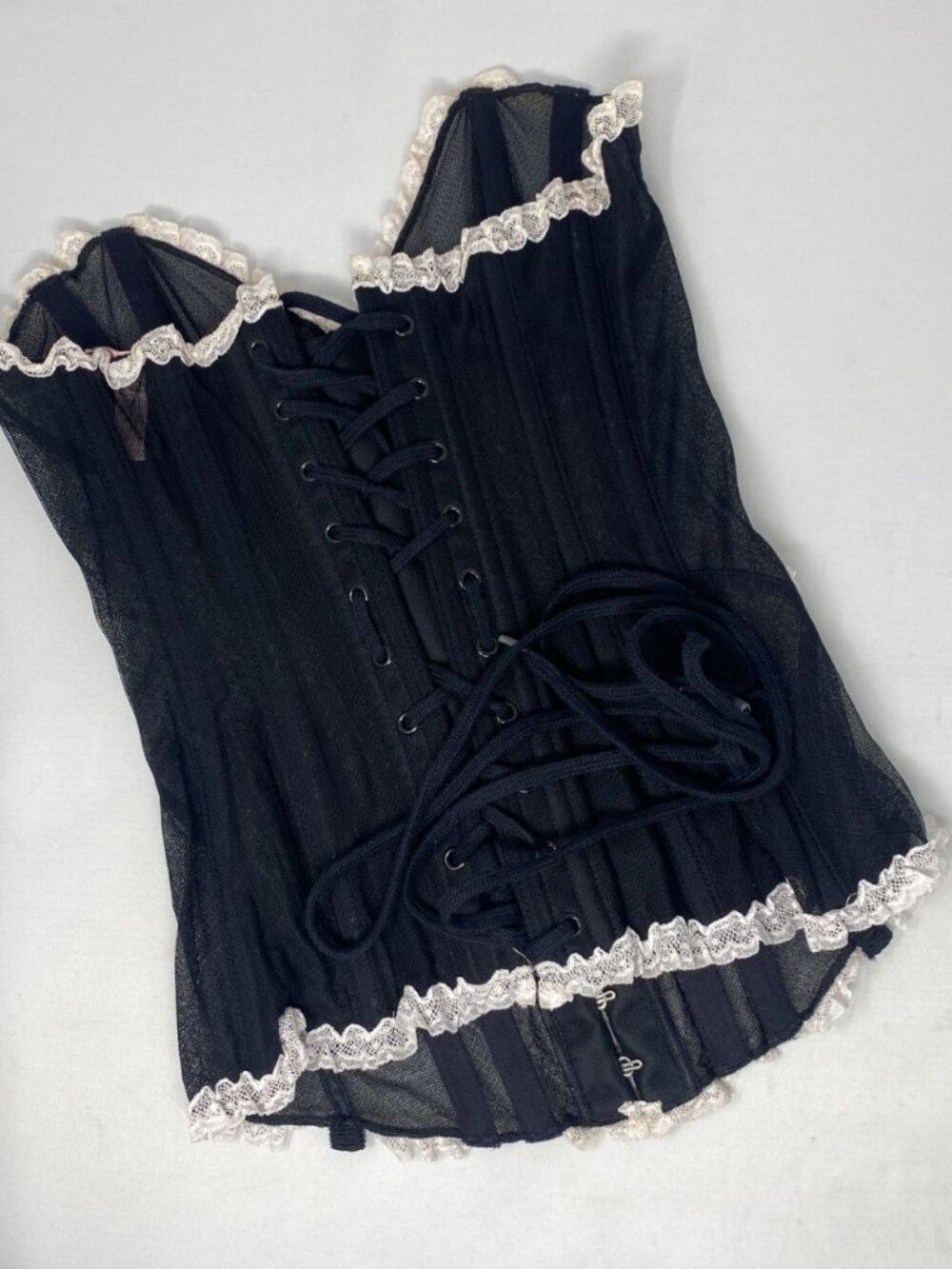 Agent Provocateur Kate Black White Corset Medium CD - Picture 9 of 14
